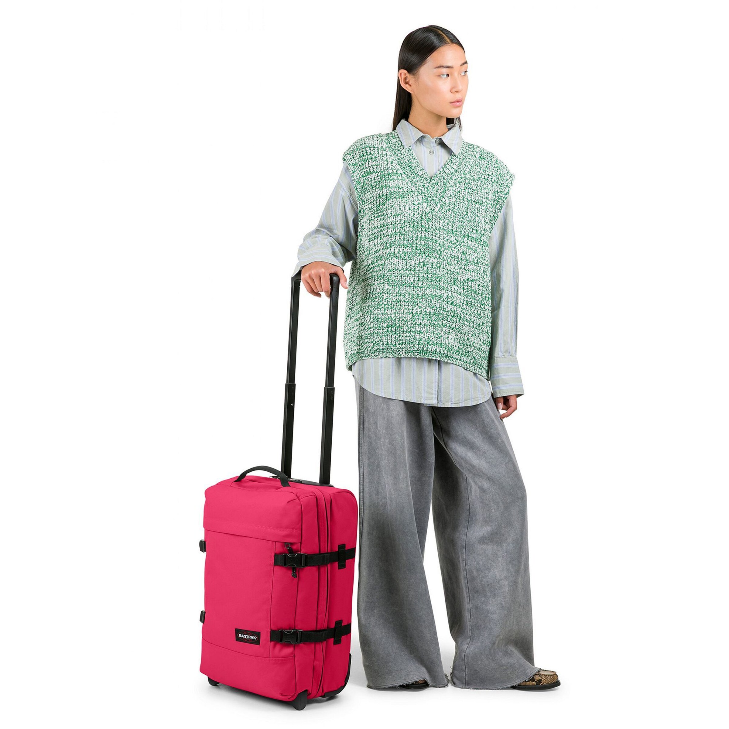 EASTPAK Cart 'Tranverz' in Pink: front