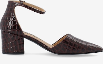 Bianco - Zapatos con plataforma 'Devived' en rojo