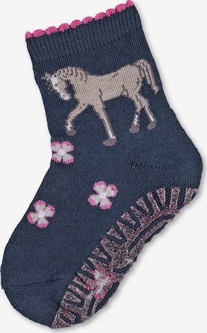 STERNTALER Socken 'Pferd' in Blau