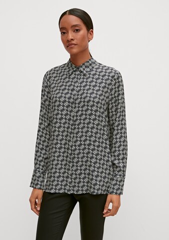 COMMA Blouse in Zwart: voorkant