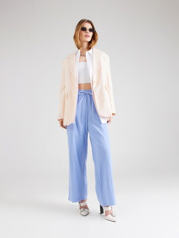 PIECES Loose fit Pants 'MASTINA' in Blue