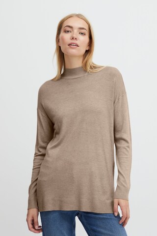 Pull-over b.young en beige : devant