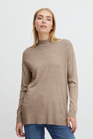 b.young Sweater in Beige: front