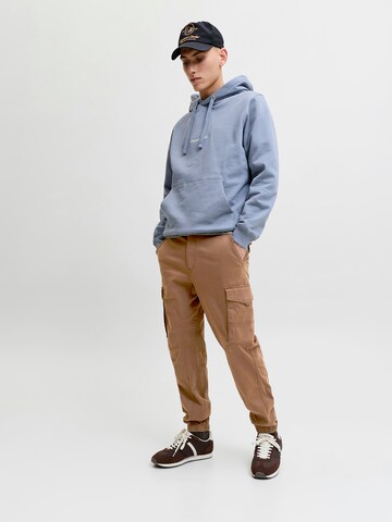 Effilé Pantalon cargo 'JJIPaul JJFlake' JACK & JONES en marron