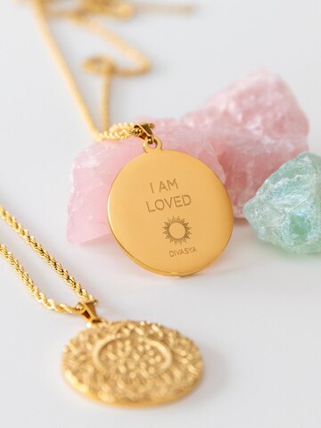 Divasya Kette 'I am loved' in Gold