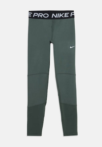 NIKE Sporthose 'Pro' in Grün: Vorderseite