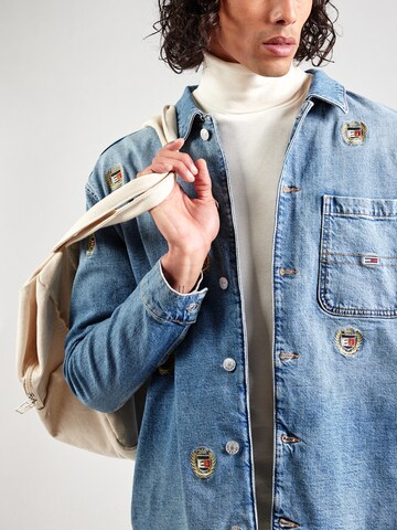 Tommy Jeans Comfort Fit Hemd in Blau