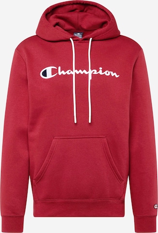 Dark red champion clearance sweatshirt