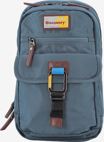 Discovery Shoulder Bag in Blue: front