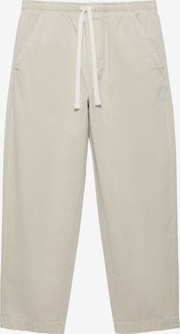 Pull&Bear Панталон в бяло: отпред