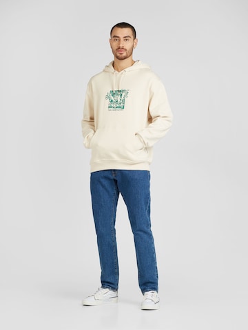 Cleptomanicx Sweatshirt 'Early Birds' in Beige