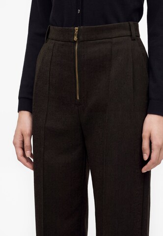 PATRIZIA PEPE - Loosefit Pantalón plisado en marrón