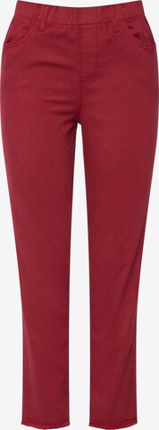 LAURASØN Slimfit Broek in Rood: voorkant