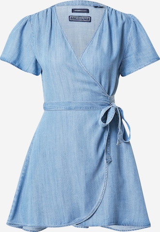 Superdry Obleka | modra barva: sprednja stran