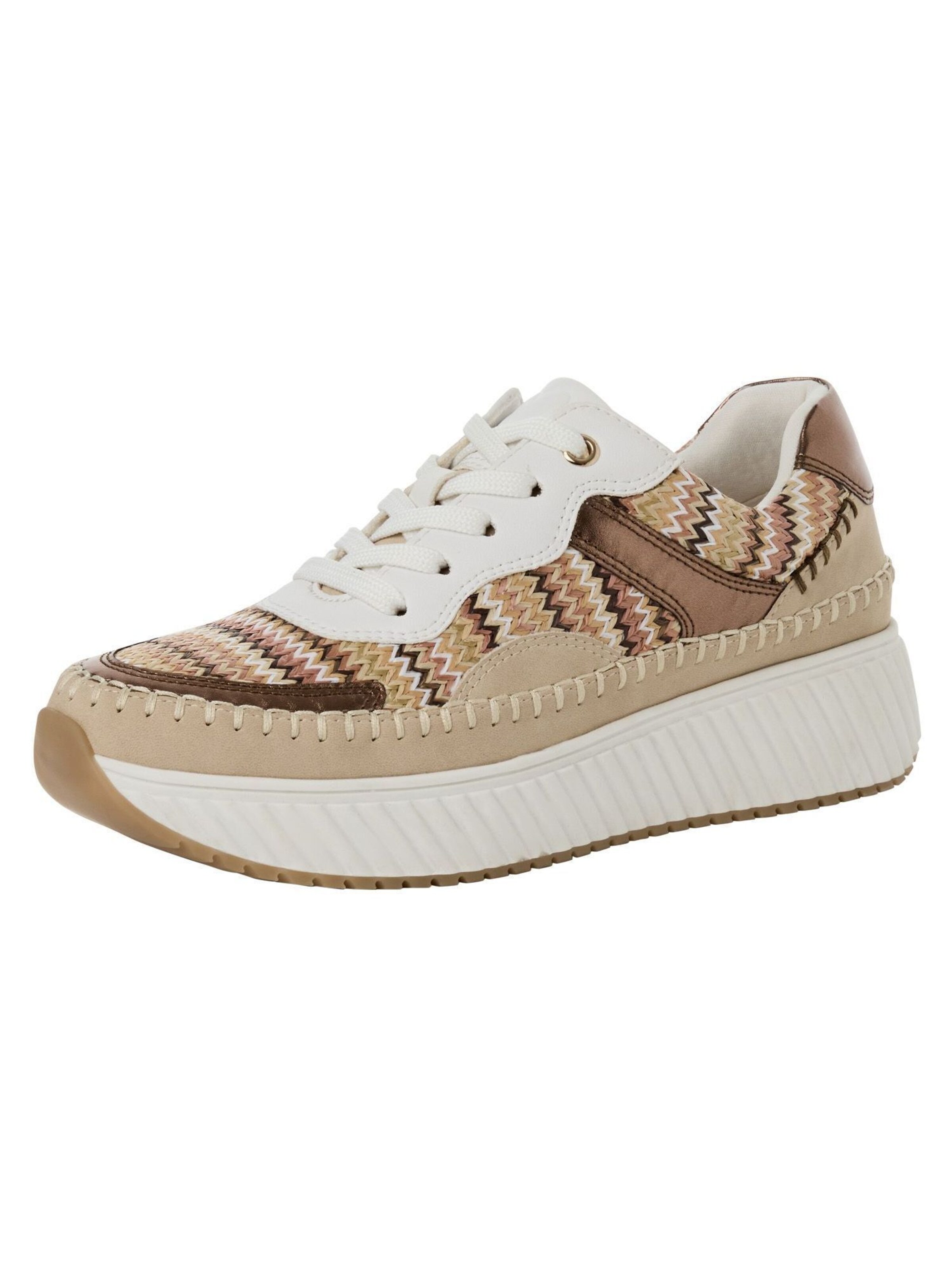 MARCO TOZZI Sneaker in Beige: Vorderseite
