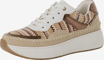 MARCO TOZZI Sneaker in Beige: Vorderseite