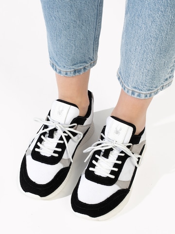 Baskets basses Spyder en noir : devant