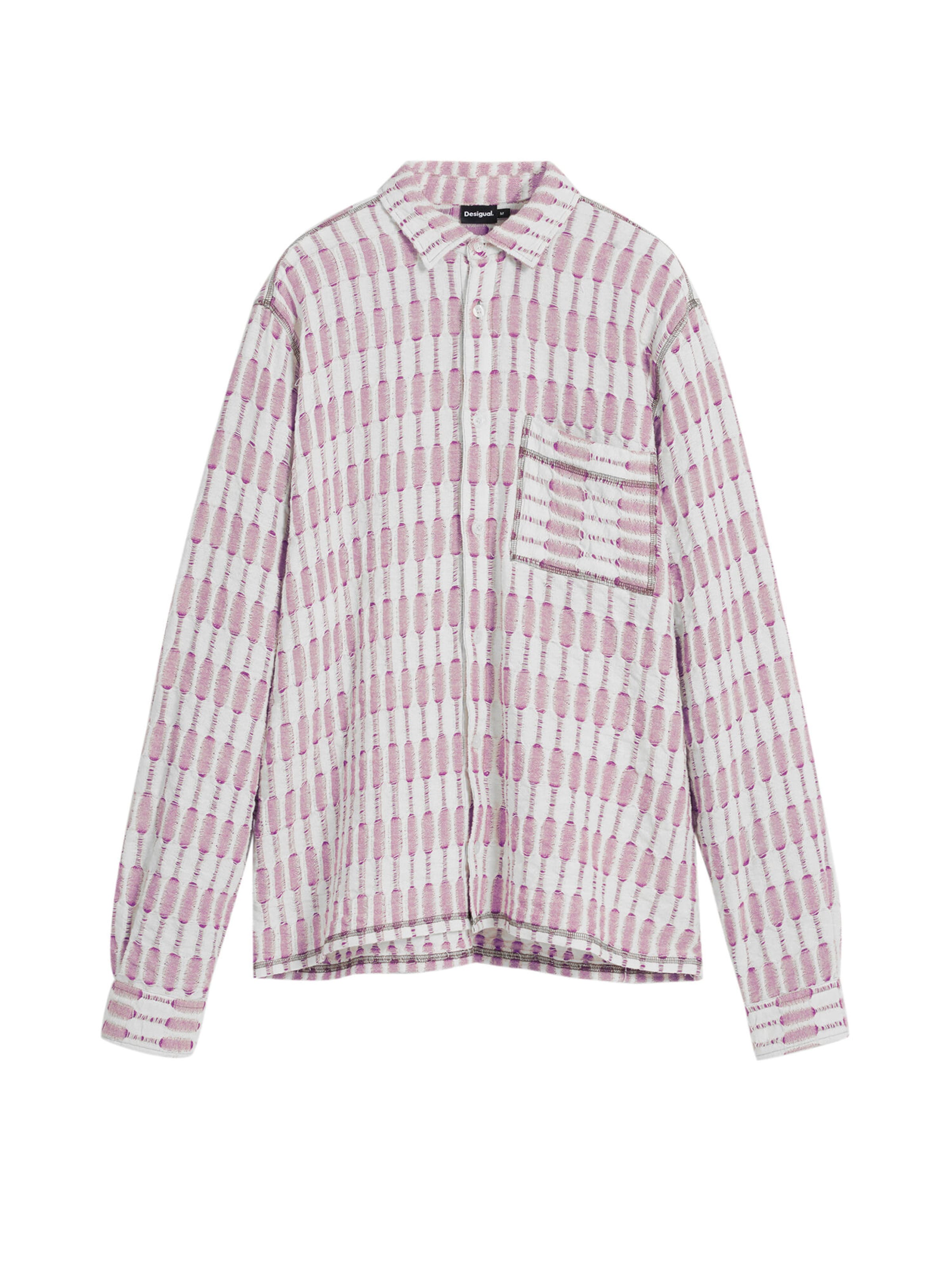 Desigual Regular fit Button Up Shirt in Red: front