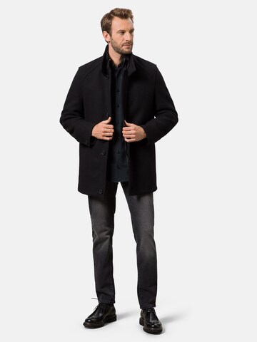 PIERRE CARDIN Between-Seasons Coat in Black