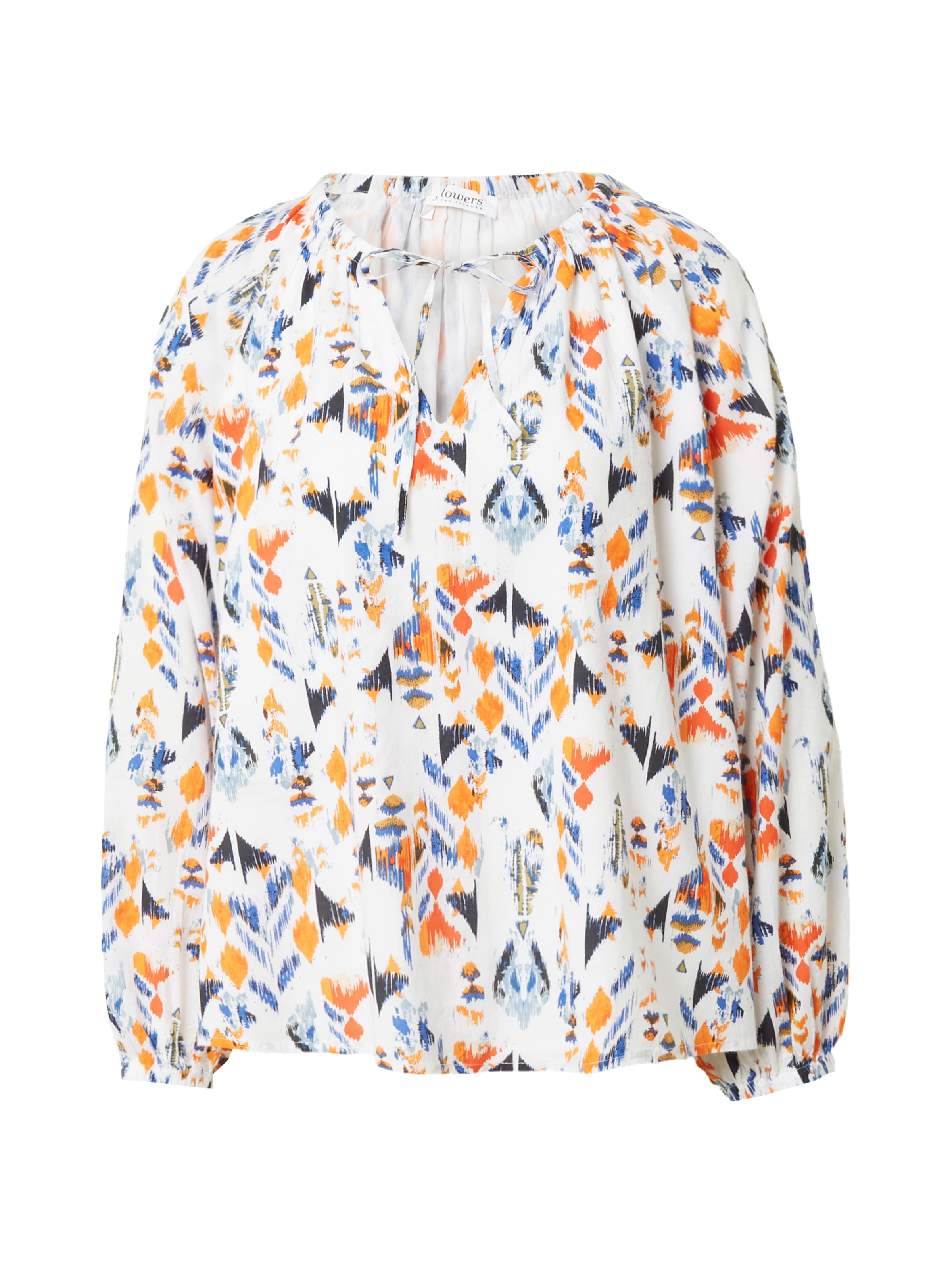 Flowers for Friends Bluse in Weiß: Vorderseite