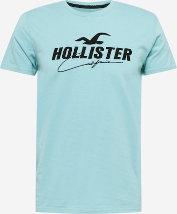 HOLLISTER Tričko - Modrá: predná strana