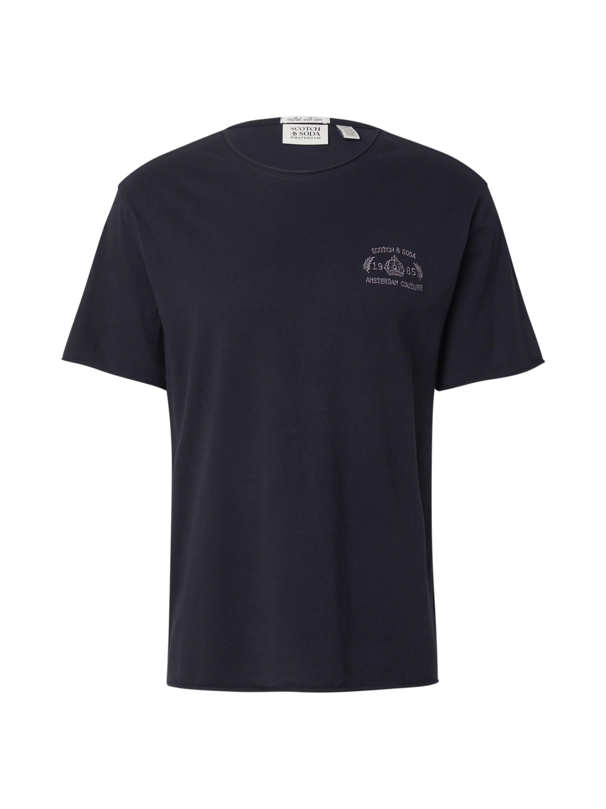 SCOTCH & SODA Majica | črna barva: sprednja stran