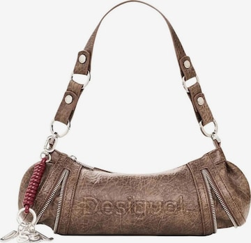 Desigual - Bolso de hombro 'BAG_ZARAUZ NF HALF L 26WAXPAH' en marrón: frente