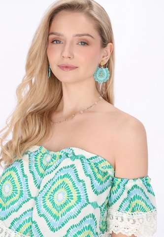 IZIA - Vestido 'Festival' en verde