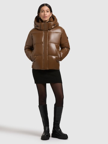khujo Winterjacke 'DEVINA2' in Braun