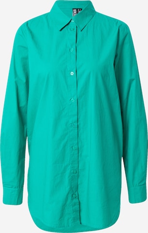 PIECES - Blusa 'Jiva' en verde: frente
