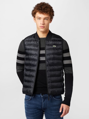 Gilet di LACOSTE in nero: frontale