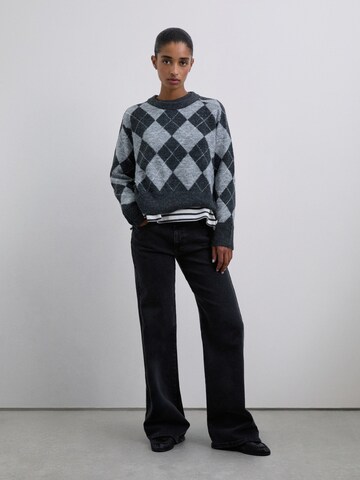 Scalpers Sweater 'Rombo' in Black: front