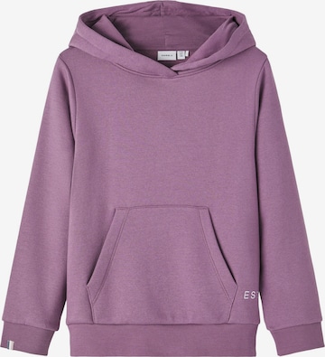 Sweat-shirt 'Malou' NAME IT en violet : devant