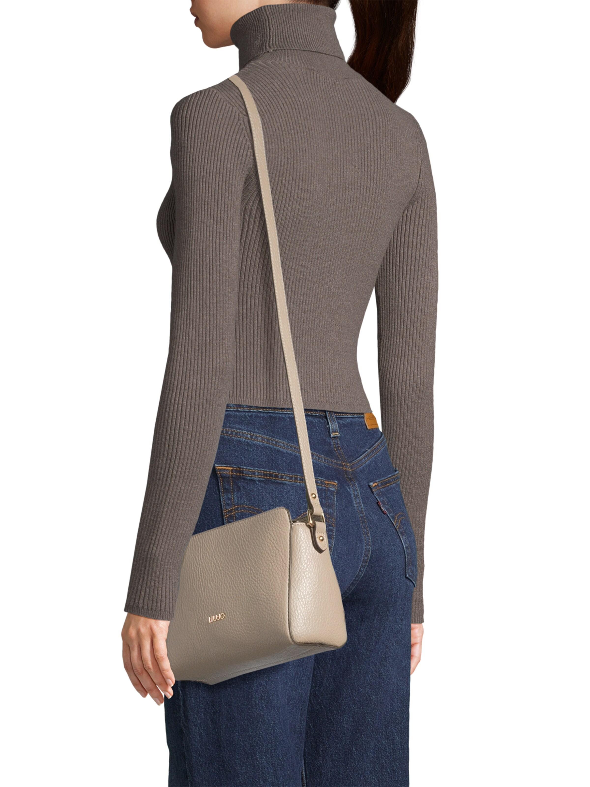 Liu Jo Schoudertas 'Manh' in Grijs: voorkant