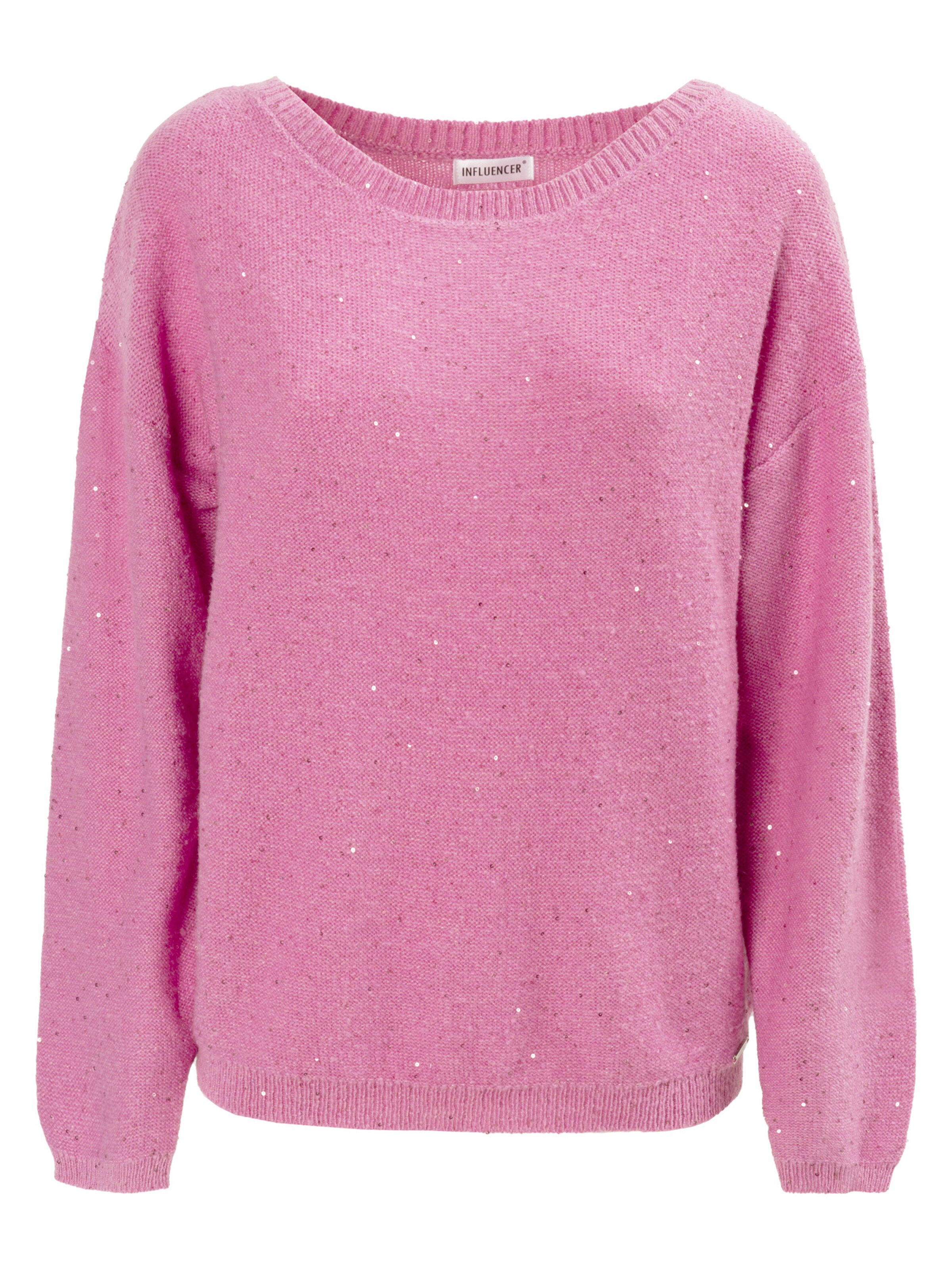 Pullover di Influencer in rosa: frontale