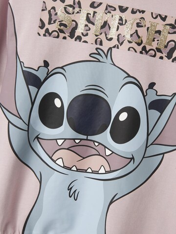 NAME IT Sweatshirt 'Stitch' in Lila