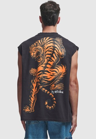 2Y Studios T-Shirt 'Tiger' in Schwarz: predná strana