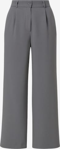 fashionshowcase Bundfaltenhose 'Seyra' in Grau: Vorderseite