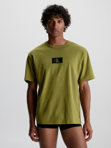 Calvin Klein Underwear Shirt in Groen: voorkant