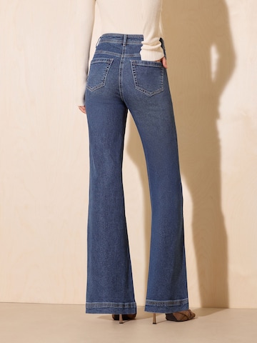 Friends Like These Wide Leg Jeans i blå