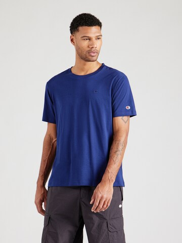 Maglietta di Champion Authentic Athletic Apparel in blu: frontale