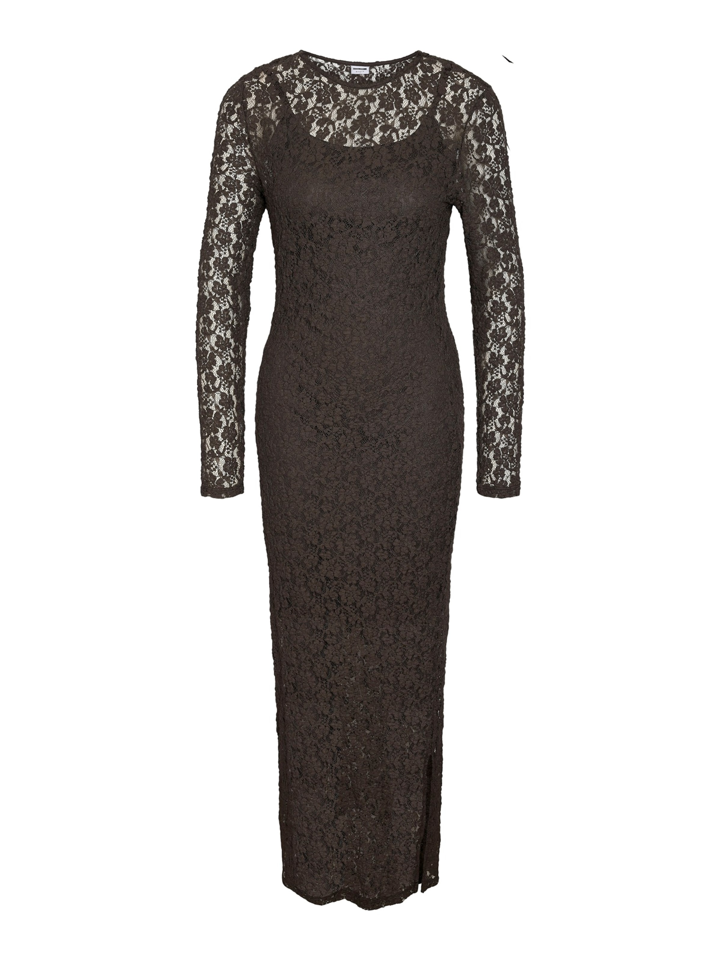 Noisy may Festkjole 'NMMIRIAM' i brun: forside