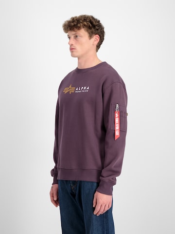 ALPHA INDUSTRIES Mikina – fialová
