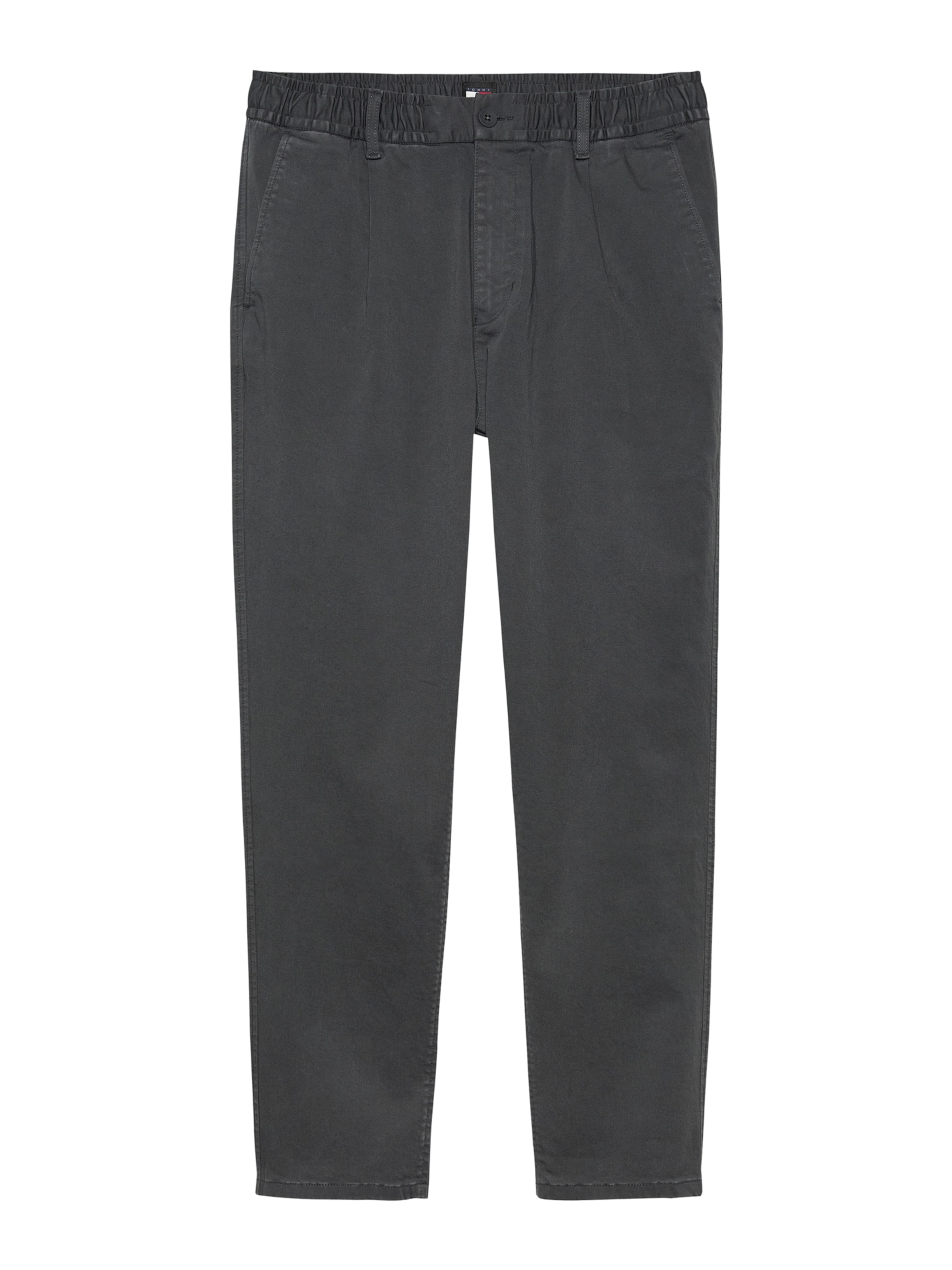 Tommy Jeans Pleat-Front Pants 'Isaac' in Grey: front