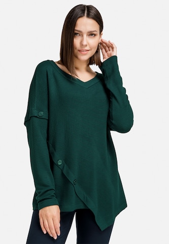 HELMIDGE Blouse in Groen: voorkant