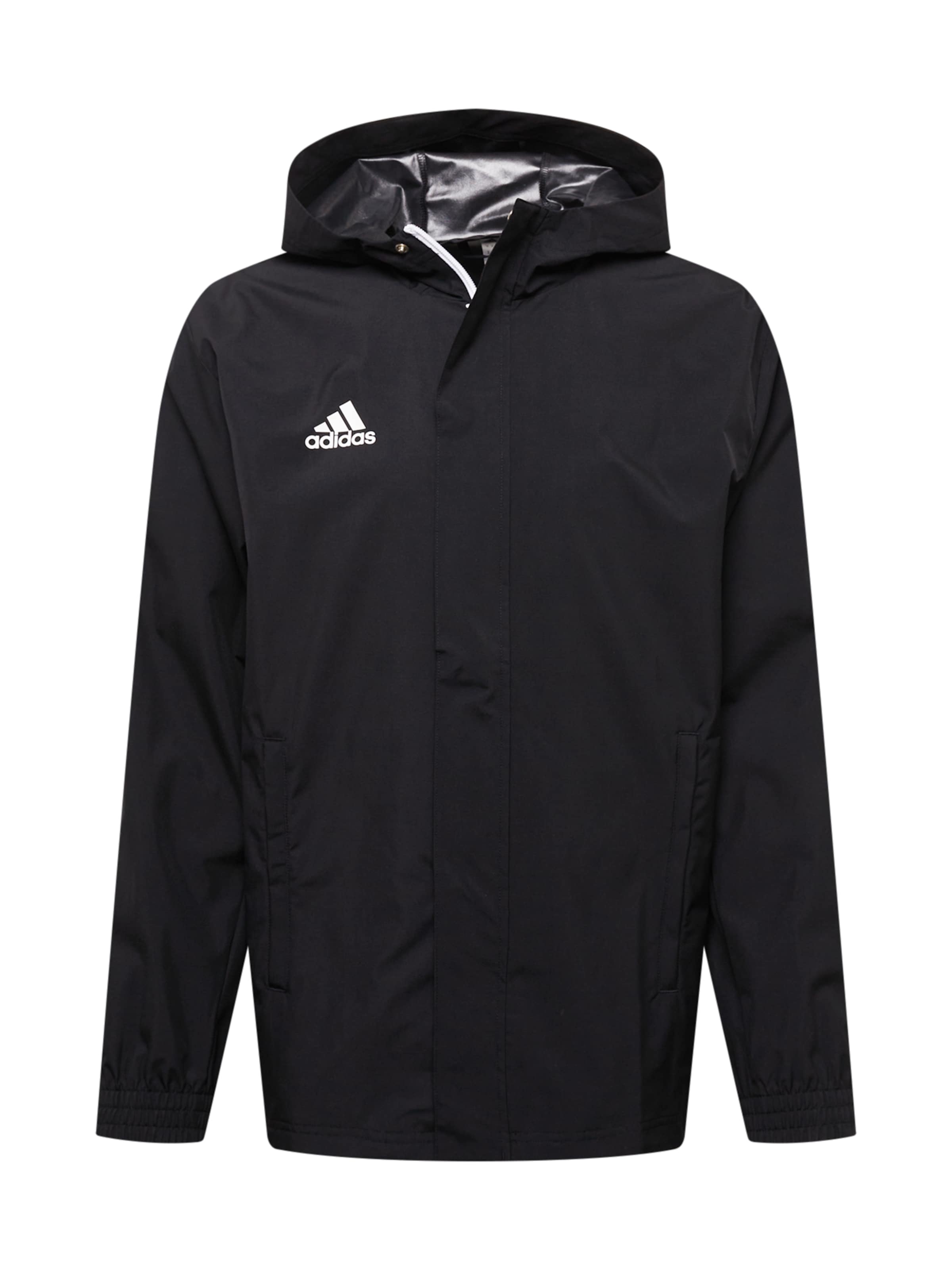 Veste de sport 'Entrada' ADIDAS SPORTSWEAR en noir : devant