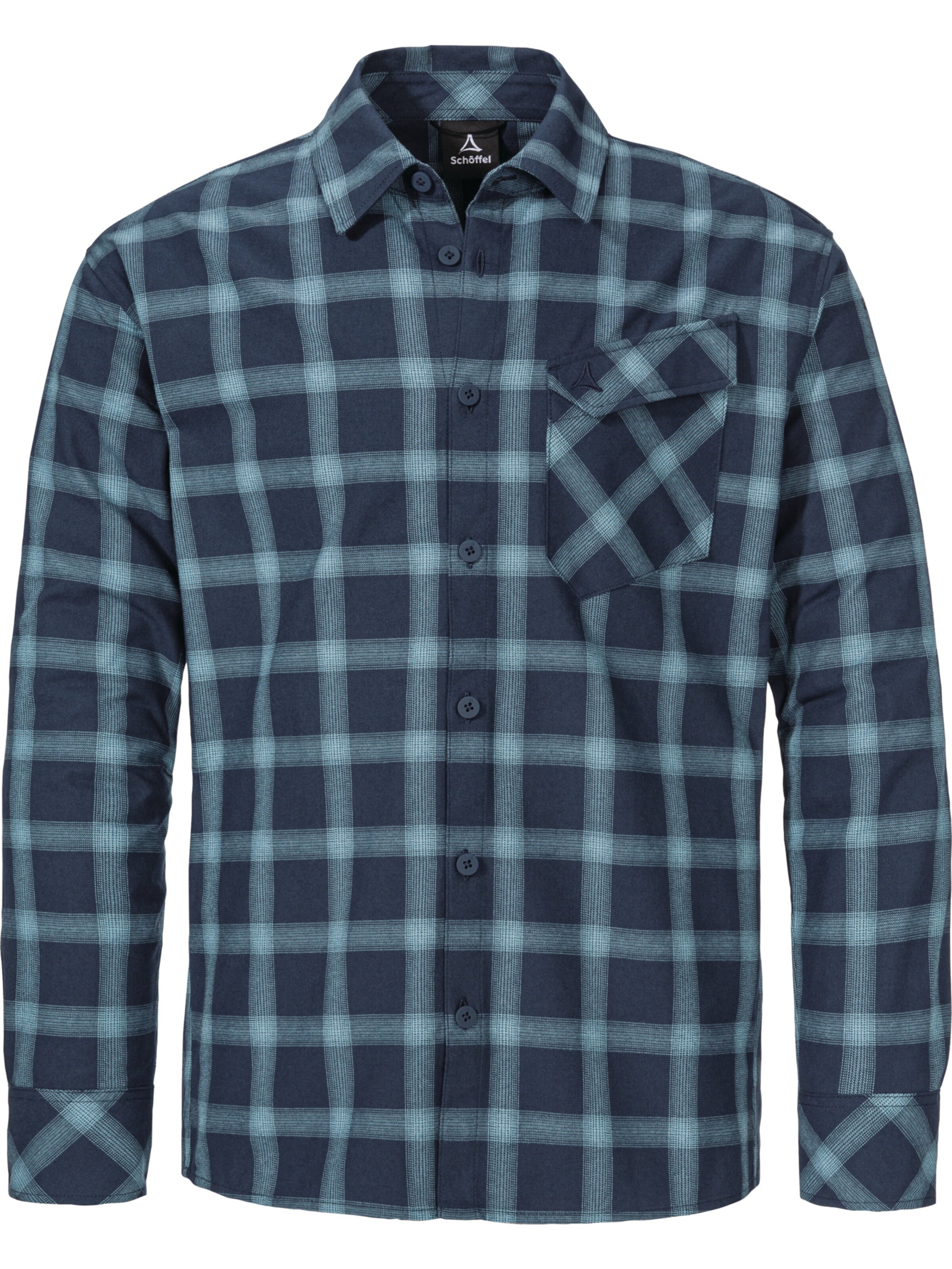 Schöffel Functioneel overhemd 'Poplar' in Blauw: voorkant