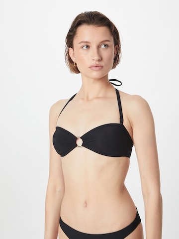 PASSIONATA - Sujetador bandeau Top de bikini 'LEA' en negro: frente