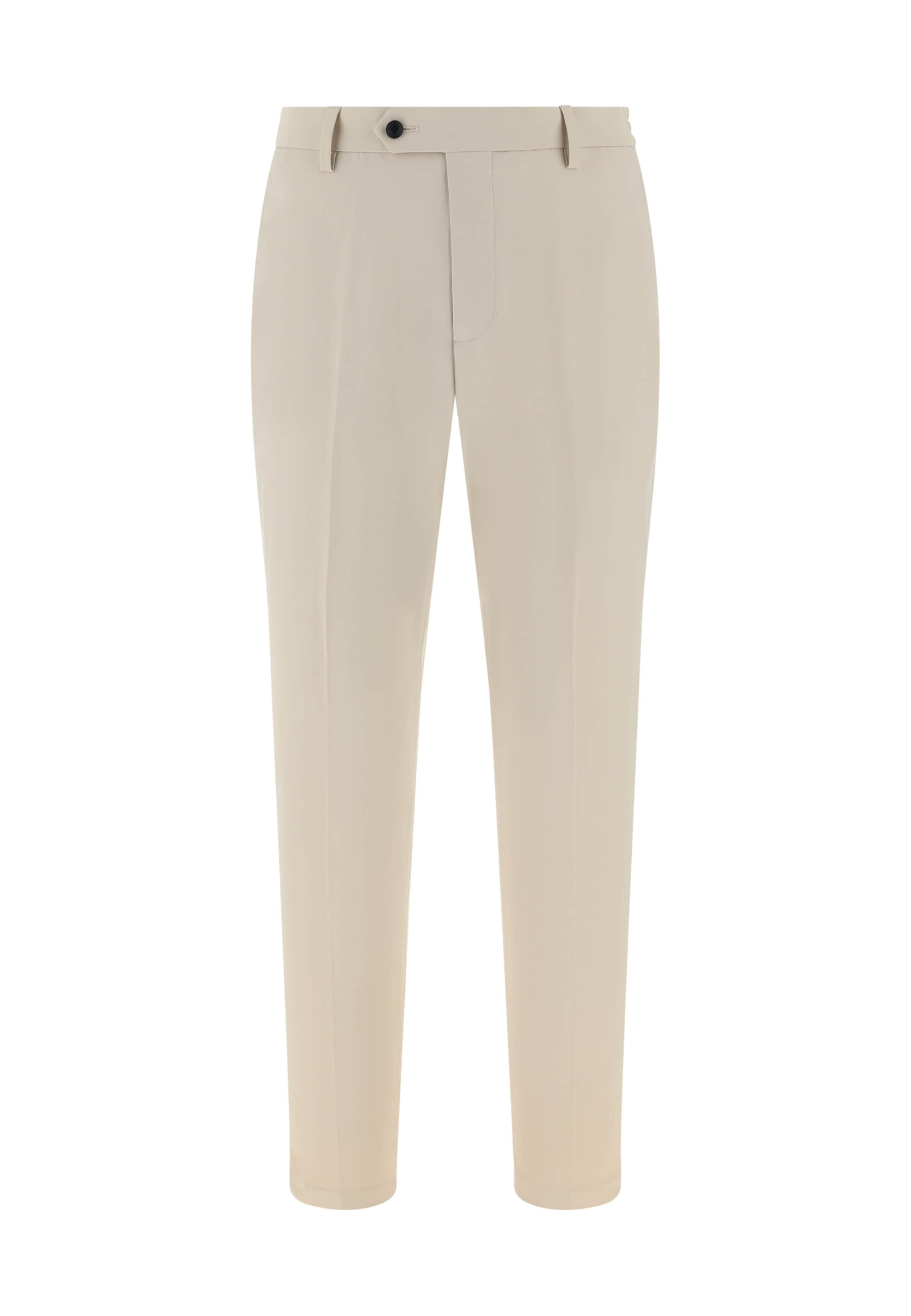 Boggi Milano Slimfit Broek in Beige: voorkant