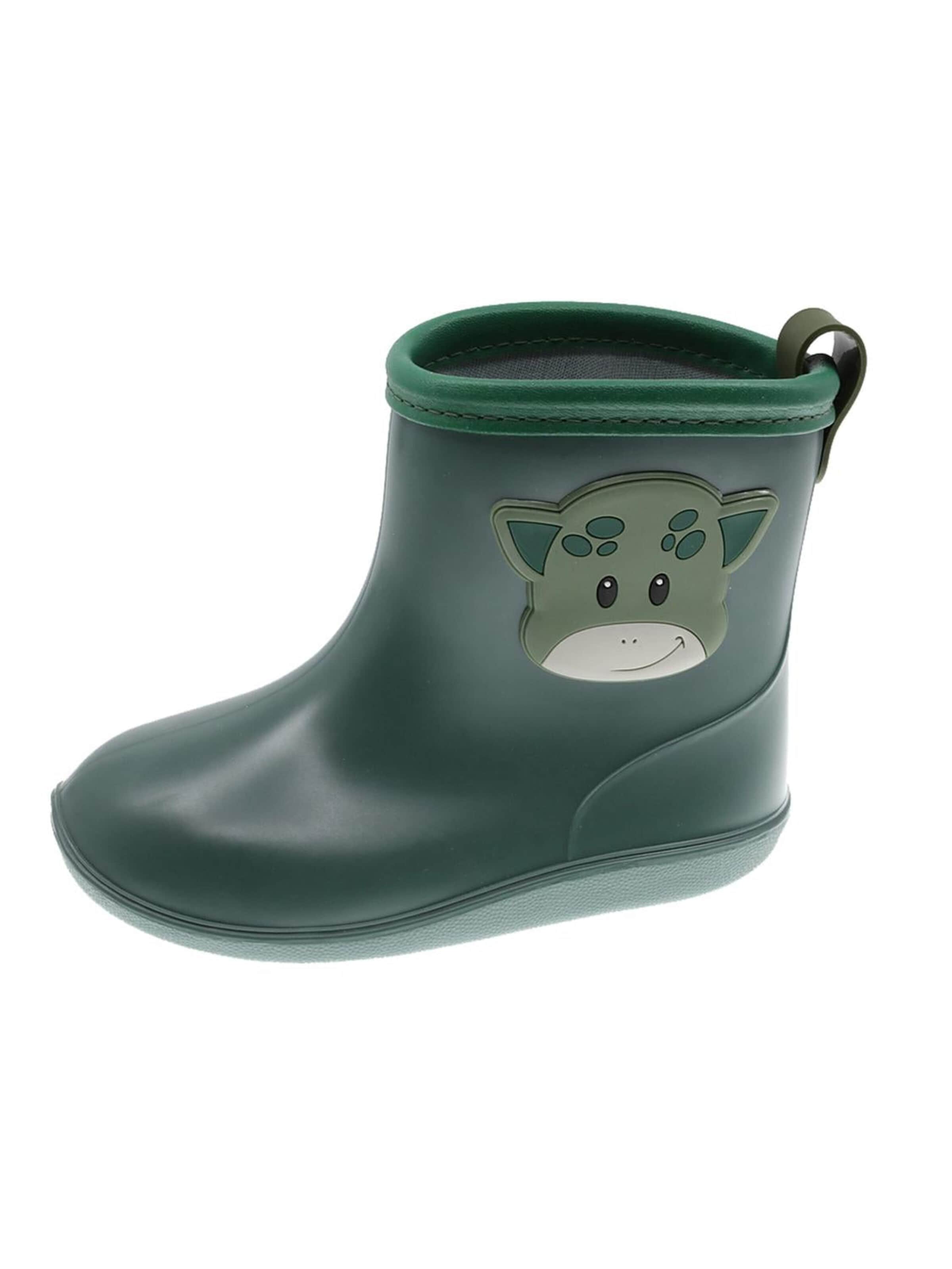 Beppi Gummistiefel in Grün: Vorderseite